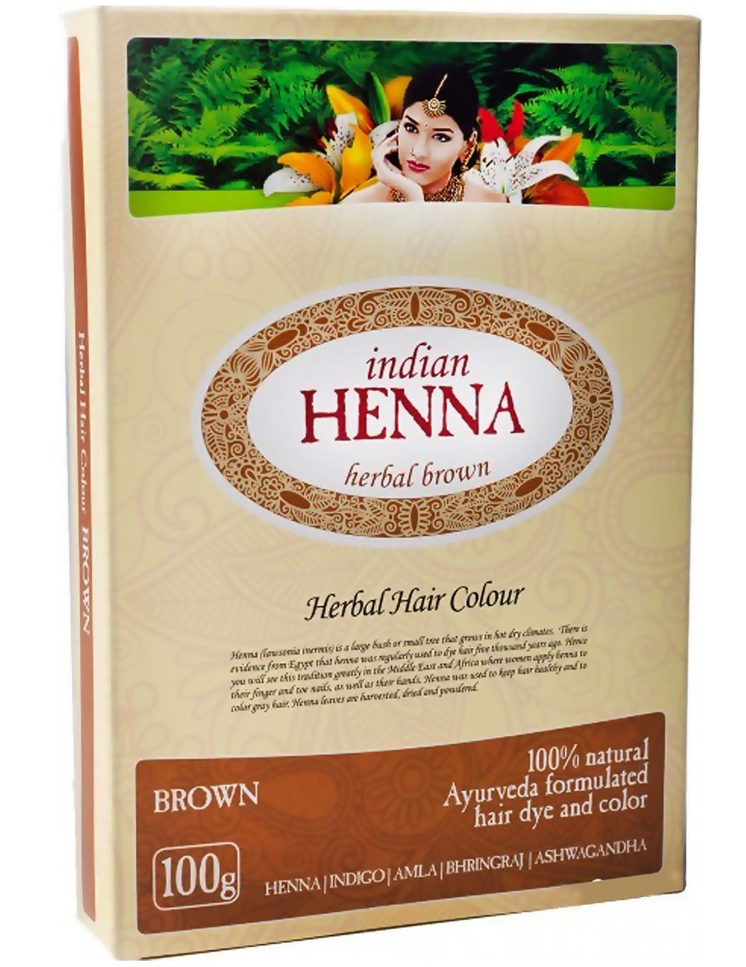 INDIAN HENNA PRUUN 100G 