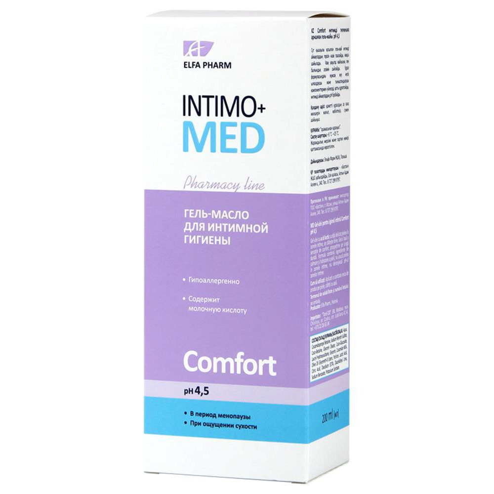 Intimo-med "Comfort" geel-õli 200 ml