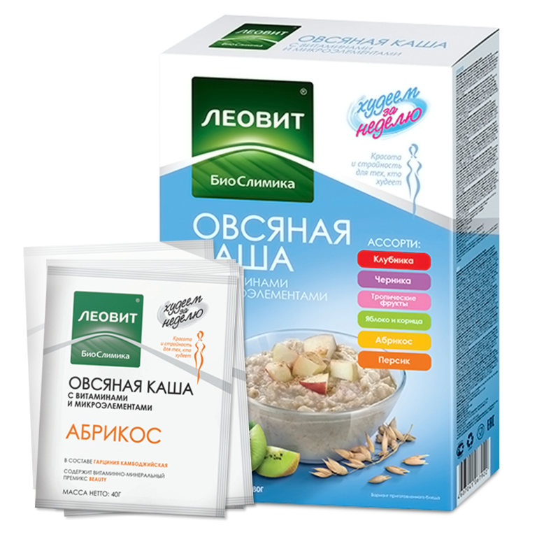 Kaerahelbepuder Assortii 280 g - Leovit