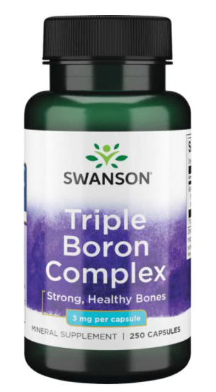 KOLMEKORDNE BOORI KOMPLEKS KAPSLID 3MG N250 - SWANSON