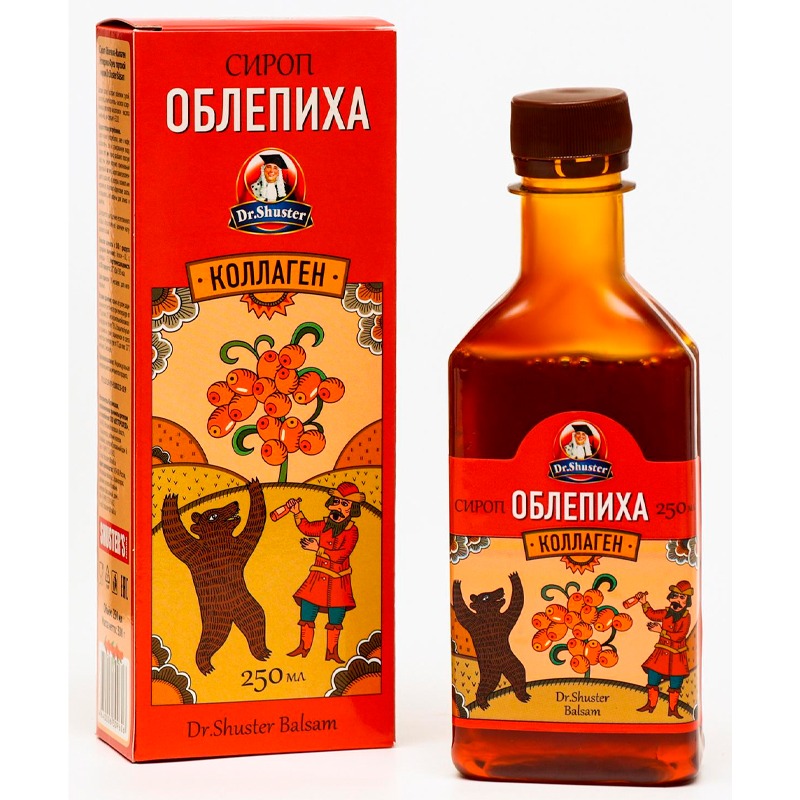 "DR.SHUSTER" Astelpaju-kollageenisiirup, 250 ml