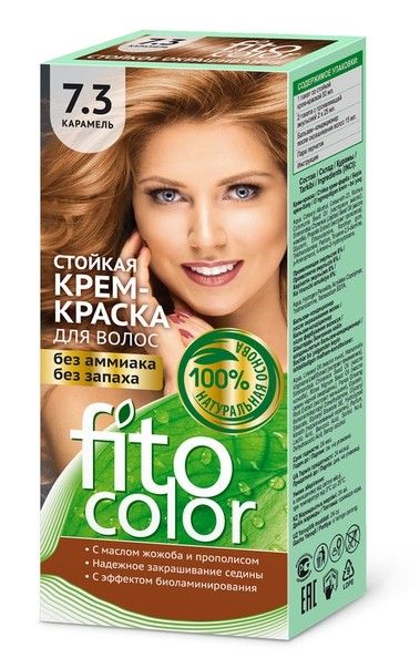 Kreemvärv juustele 7.3 Karamell - Fitocolor