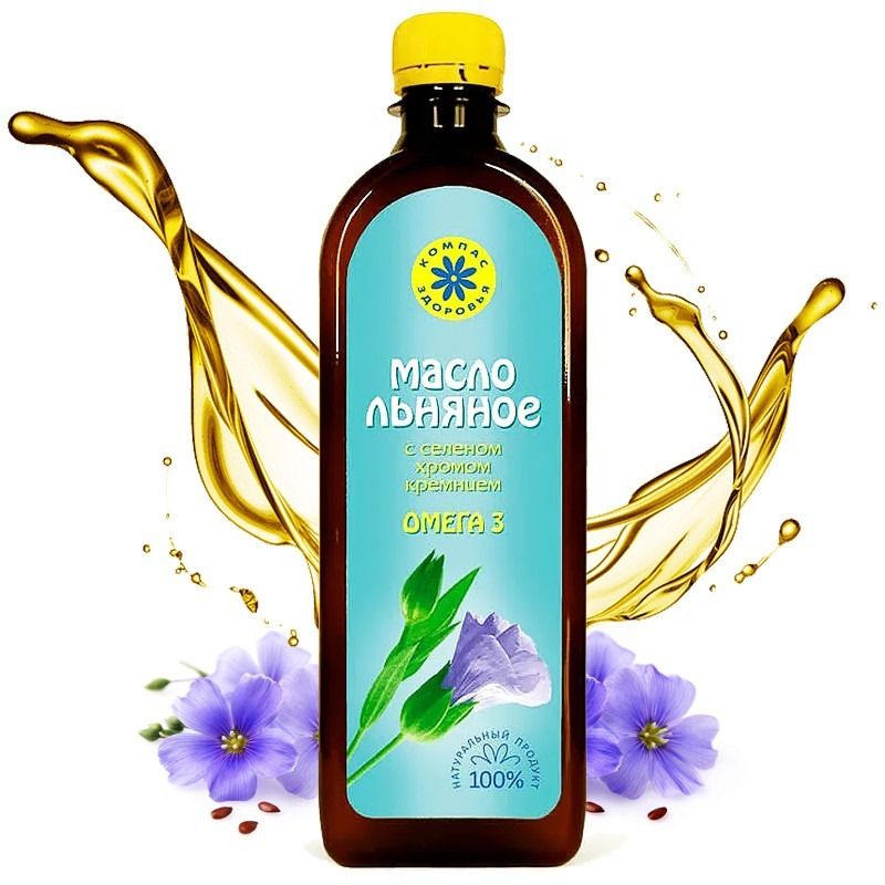 Linaseemneõli  Se Cr Si 500 ml - Tervise Kompass