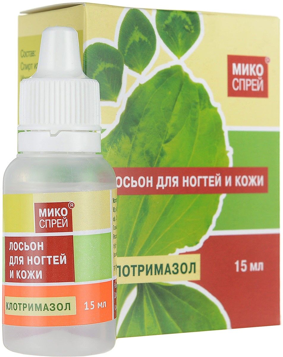 MIKO SPREI KLOTRIMAZOL LOSJOON KÜÜNTELE JA KEHALE 15ML - Korvet Farma/Fitosila