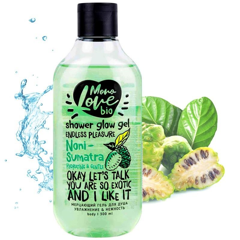 MONO LOVE BIO NONI-SUMATRA (INDIA NONIPUU + SKVALAAN) LÄIKIV DUŠIGEEL 300ML - Gridem