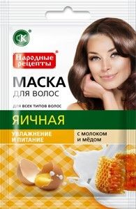 MUNA JUUKSEMASK PIIMA JA MEEGA NIISUTAV JA TOITEV 30ML - FITOKOSMETIK