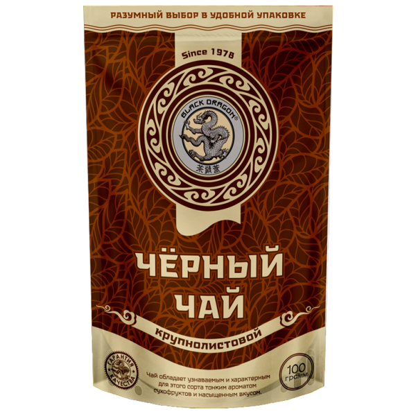 Must Draakon Must suurelehene tee 100 gr