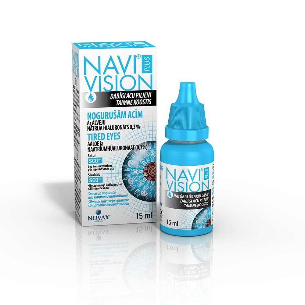 NAVI VISION PLUS TIRED EYES SILMATILGAD Aaloe15 ML