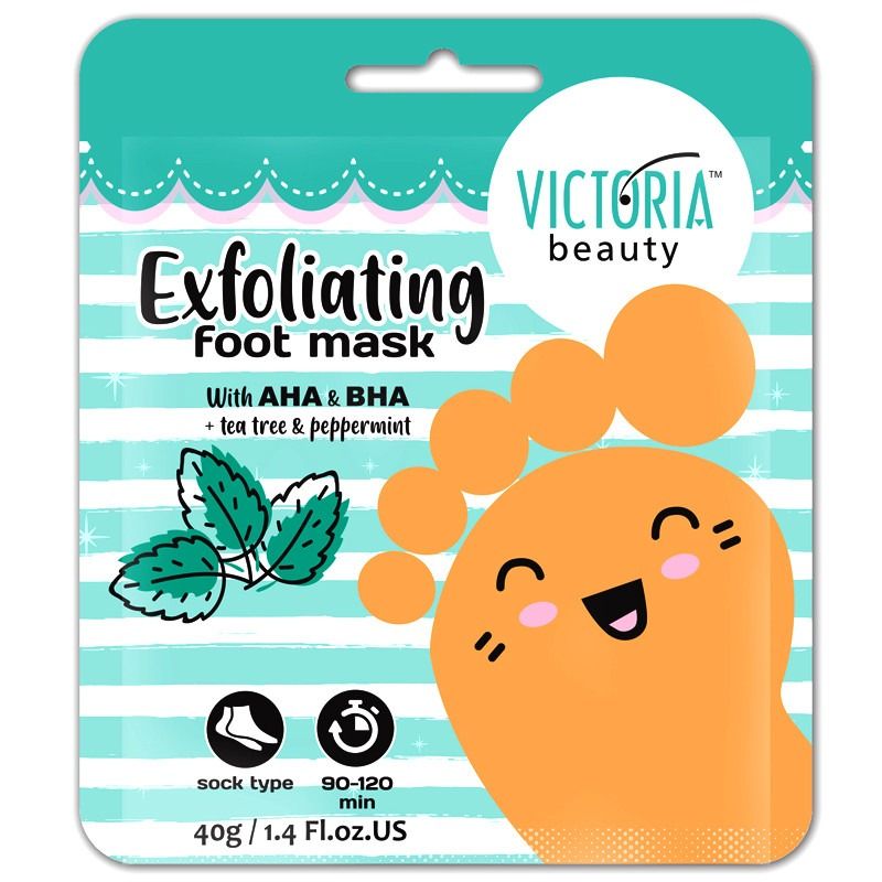 PIPARMÜNGIGA JA TEEPUUGA KOORIV JALAMASK 40GR VICTORIA BEAUTY