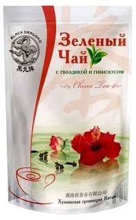ROHELINE TEE NELGI JA HIBISKIGA 100G MUST DRAGON ( gvozdika + gibiskus )(гвоздика+гибискус)
