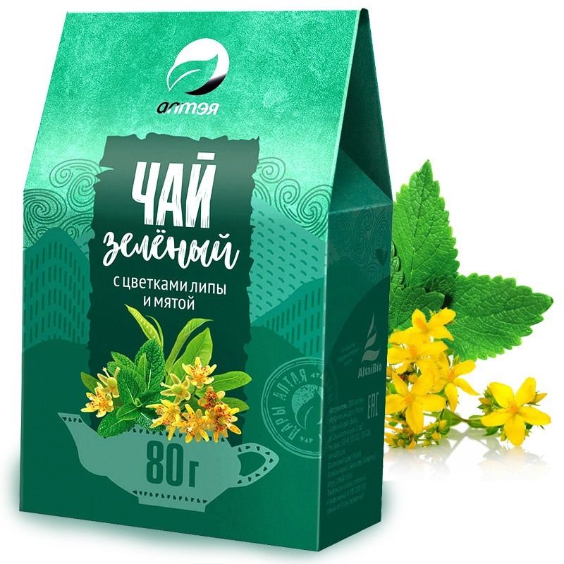 ROHELINE TEE PÄRNAPUU JA PIPARMÜNT 80G ALTEJA