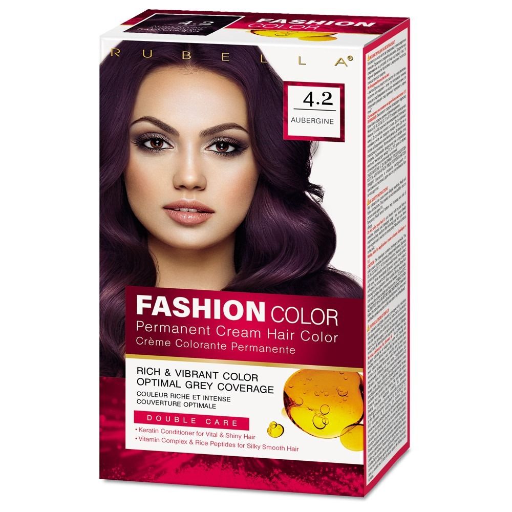 RUBELLA FASHION JUUKSEVÄRV BAKLAŽAAN 4.2 115ML