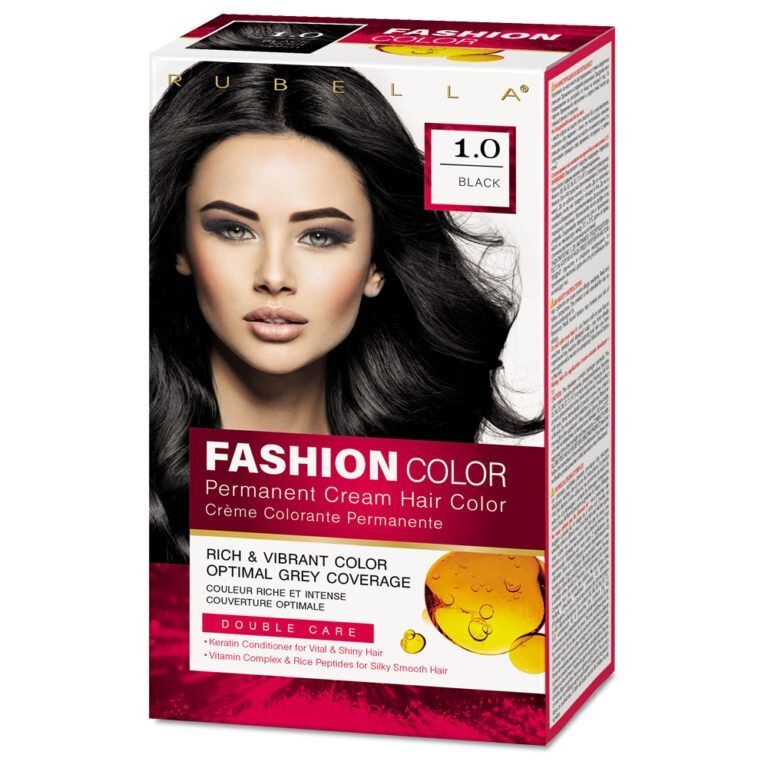 RUBELLA FASHION JUUKSEVÄRV MUST 1.0 115ML