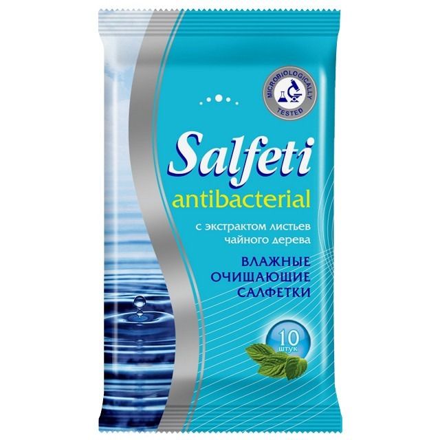 SALFETI ANTIBAKTERIAALSED NIISKED SALVRÄTIKUD TEEPUU EKSTRAKTIGA N10 - Avangard