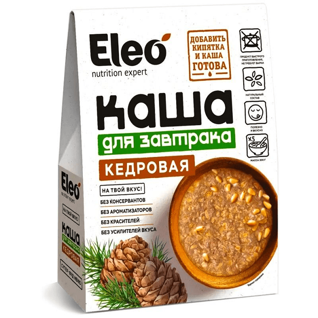 "ELEO" Hommikusöögipuder seedripähkli kaerahelbedega 200 g