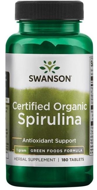 ORGAANILINE SPIRULINA TABLETID N180 - SWANSON 