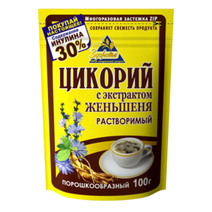 Цикорий "Здоровье" с женьшенем 100гр