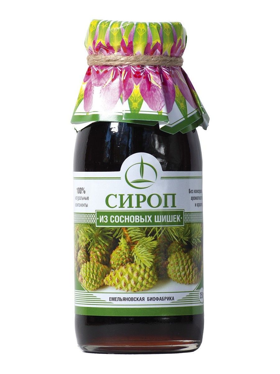 "EMELJANOVSKAJA BIOFABRIKA" SIIRUP MÄNNIKÄBIST,  250 gr 