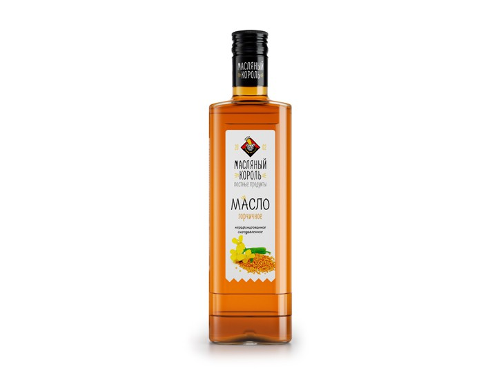 MUSTARD OIL 350 ml - OIL KING "Масляный королев" ( maslo gorchichnoe )