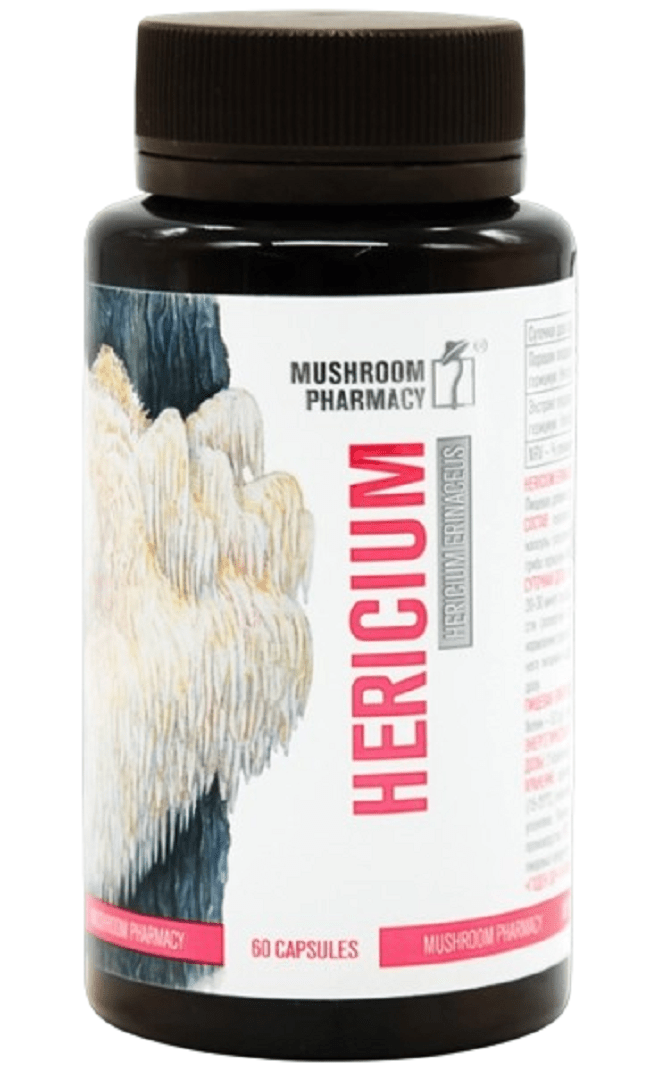 "MUSHROOM PHARMACY" Hericium erinaceus seene kapslid, N60 