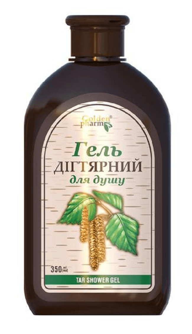 "GOLDEN PHARM" Dušigeel kasetõrvaga 350 ml