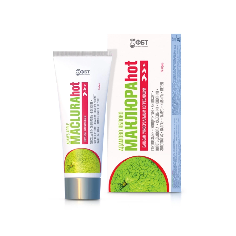 "FBT" Maclura hot universaalne soojendav palsam, 75 ml