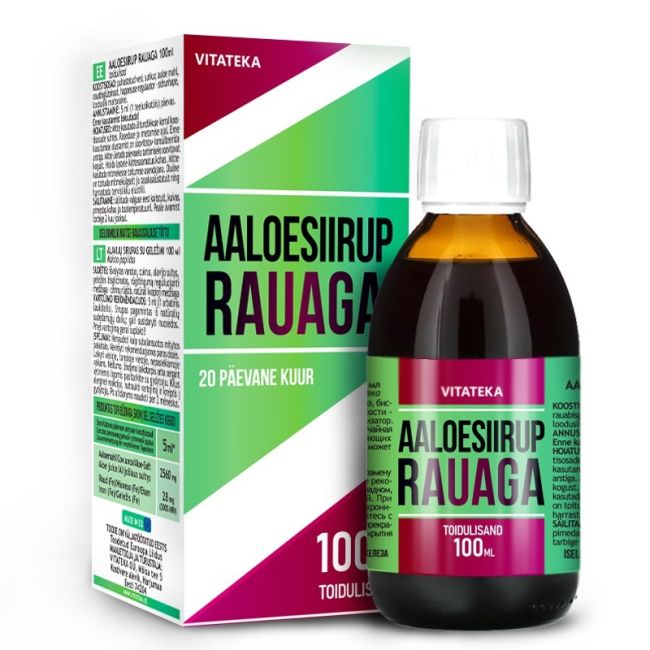 "VITATEKA" Aaloesiirup rauaga 100 ml