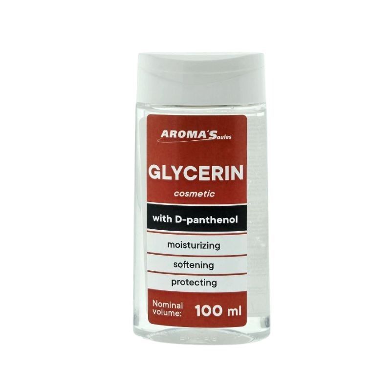 "AROMASaules" Kosmeetiline glütseriin D-pantenooliga (Glycerin cosmetic with D-panthenol) 100 ml