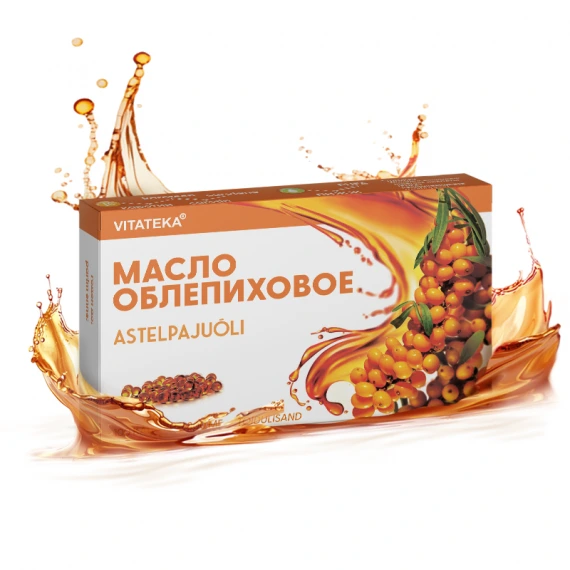Smiltsērkšķu eļļas kapsulas 100 gab. Vitateka