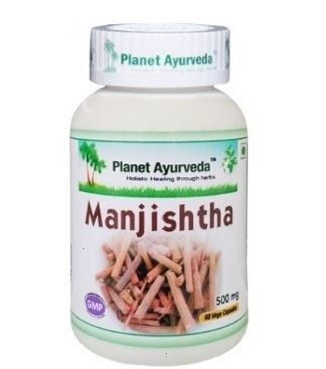 "PLANET AYURVEDA" Manjistha Organic kapslid N60 
