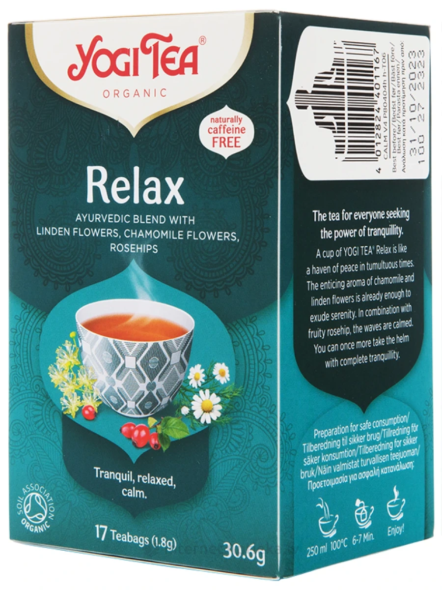 "YOGI TEA" Rahustav tee (Relax) N17