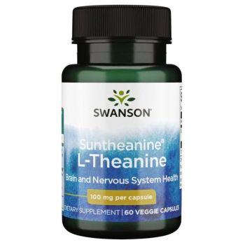 "SWANSON" Suntheanine L-Theanine 100 mg N60