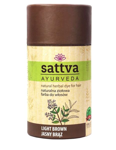 TAIMNE HELEPRUUN JUKSEVÄRV LIGHT BROWN  150G SATTVA