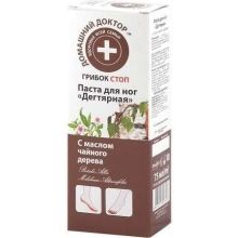 Dervos pasta pėdoms su arbatmedžio aliejumi 75 ml - DOMAŠNIJ DOKTOR