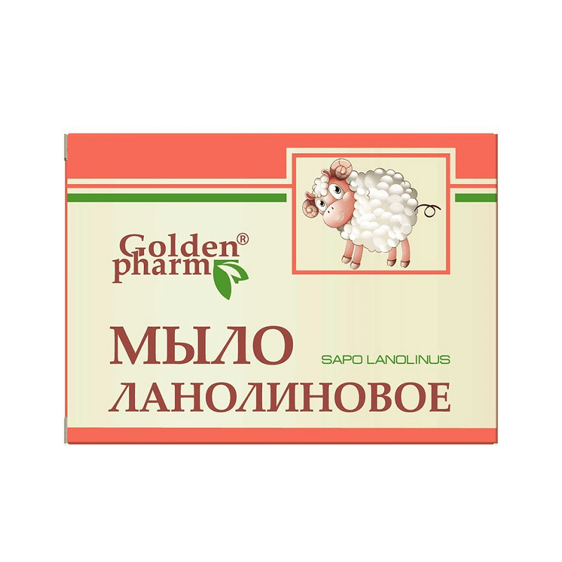 Ланолиновое мыло 70 г - Golden Pharm