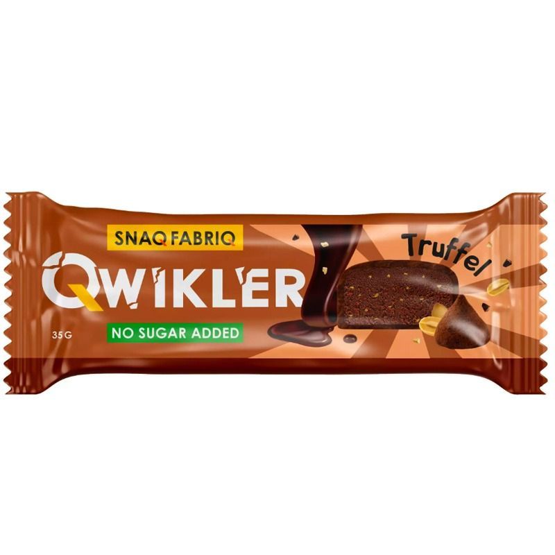 Šokolaaditahvel ilma suhkruta "QWIKLER" (Quickler) - Trühvel, 35g