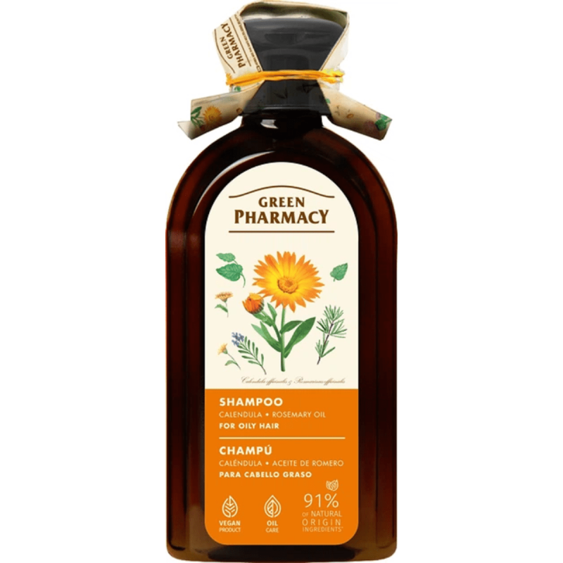 Шампунь календула и розмариновое масло 350 мл - Green Pharmacy