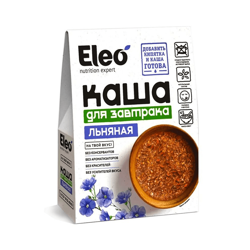 ELEO Льняная каша быстрого приготовления 200 г