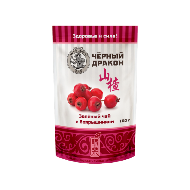 ROHELINE TEE VIIRPUUGA 100G MUST DRAGON ( bojaryshnik )(боярышник)