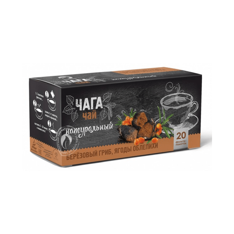 Чайный напиток чага с облепихой 30 г - Alteja