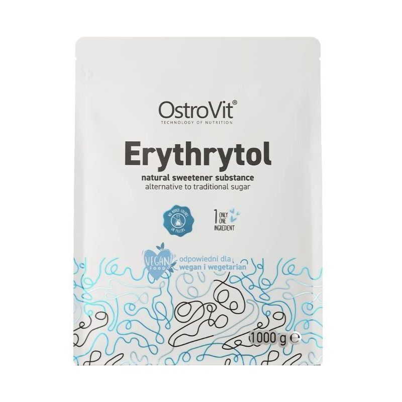 Эритрит 1000 г, натуральный подсластитель – OstroVit