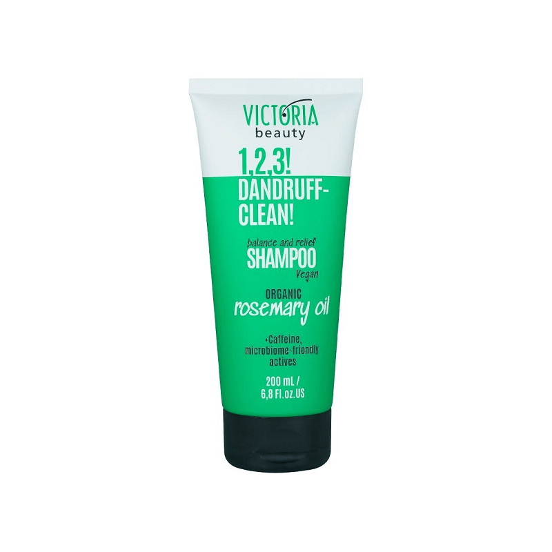 Шампунь против перхоти 1,2,3 с маслом розмарина 200 мл - Victoria Beauty