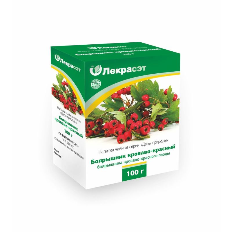 "LEKRASET" Verepunane viirpuu, marjad, 100 g