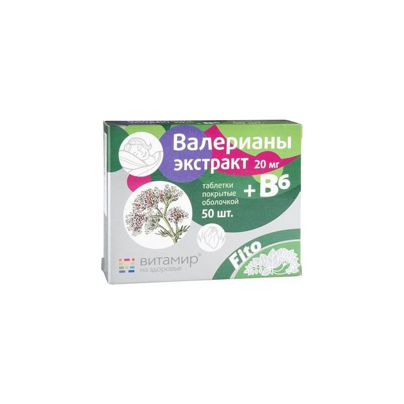 VITAMIR PALDERJANI EKSTRAKT + B6-VITAMIIN TABLETID 20MG N50