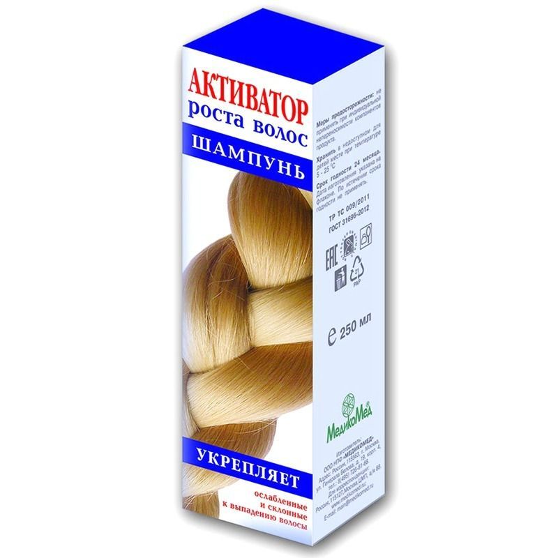AKTIVAATOR JUUSTEKASVU ŠAMPOON 250ML - MEDIKOMED