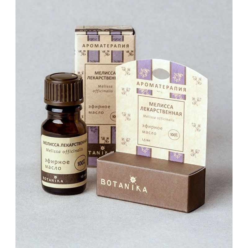 Melissi eeterlik õli 10 ml - Botanika (масло мелисы) (maslo melissy)