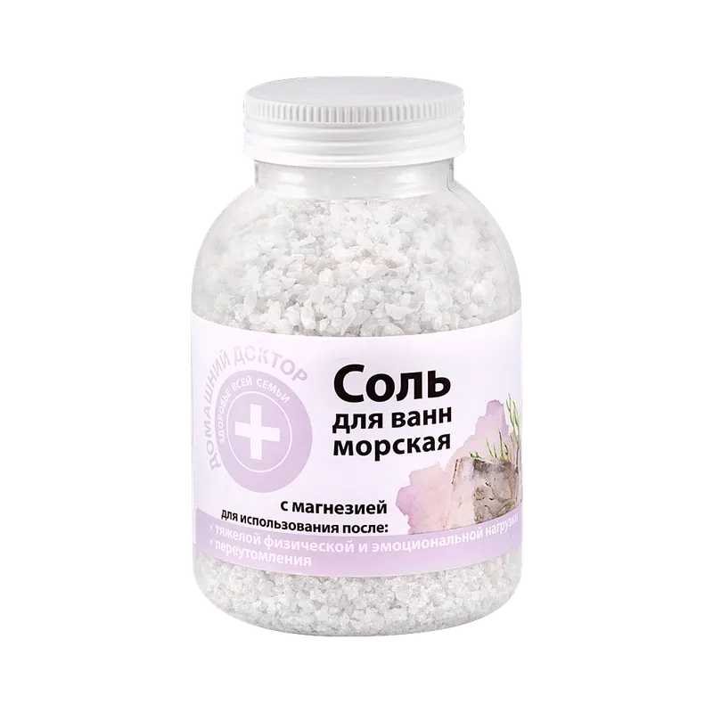 Jūras sāls vannām ar magniju-Home Doctor