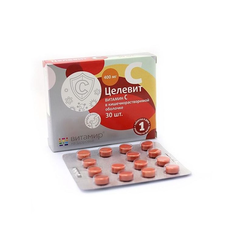 TABLETID TSELEVIT C-VITAMIIN N30 KVADRAT-C (VITAMIR)