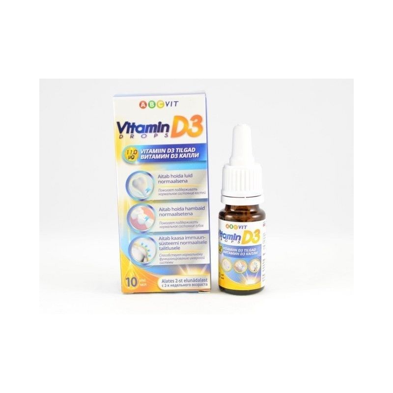 ABCvit * Vitamiin D3 10ml