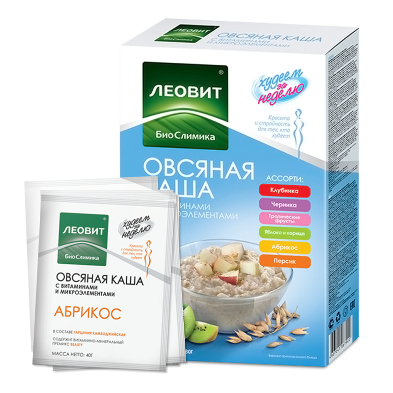 Kaerahelbepuder Assortii 280 g - Leovit